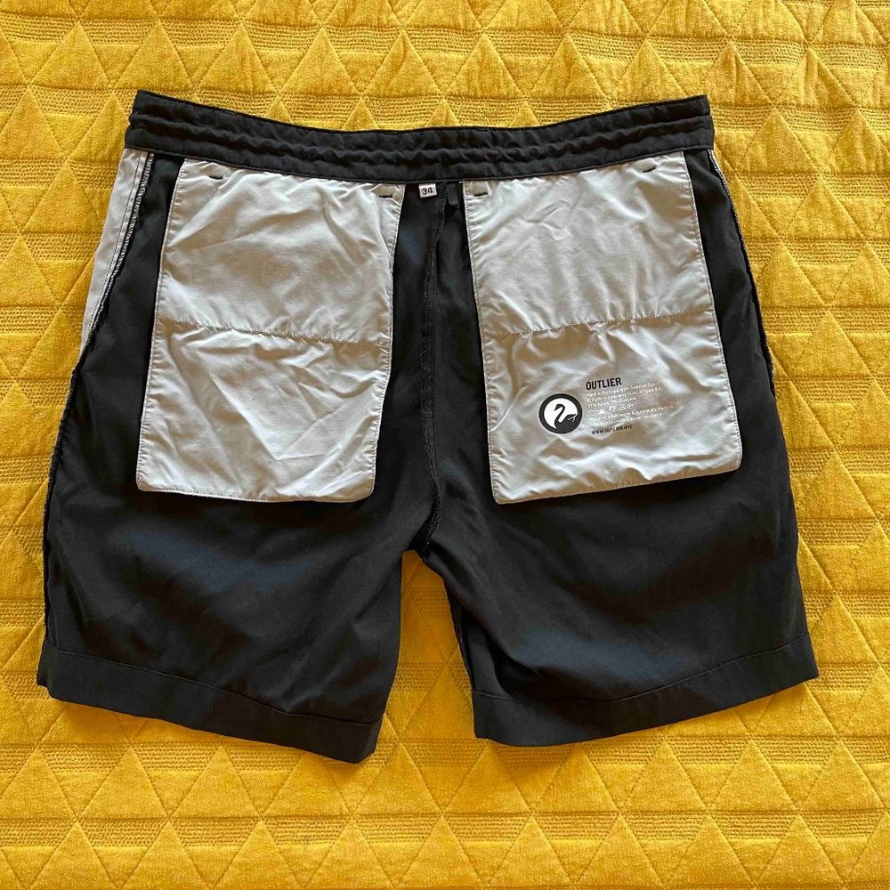 Outlier New Way Shorts (Black, 34)